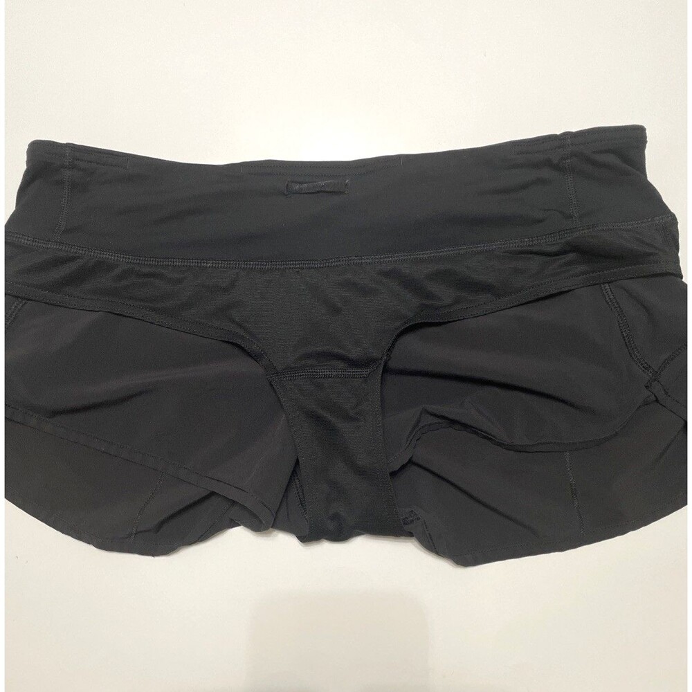 Lululemon Speed Up Short Women's Size 8 Lined Black 2.5” Gym Run Yoga Sport - Picture 9 of 10